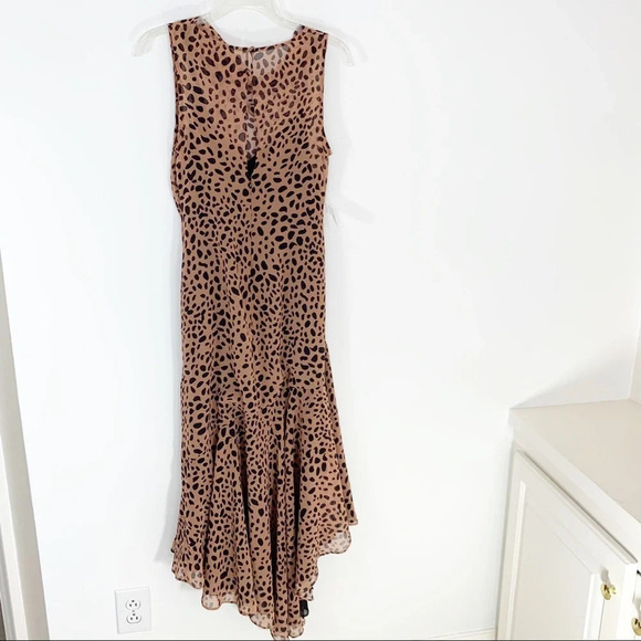 FAME AND PARTNERS Animal Print Midi Dress Size 2 NWT - Picture 7 of 14